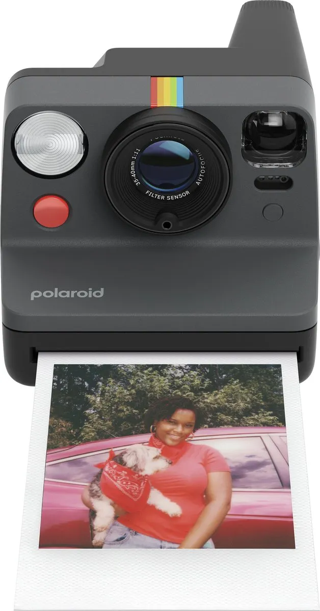 Polaroid Now Gen 3 Black - Color Film Bundle - met 8 foto's