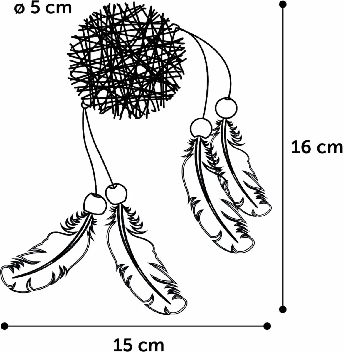 Flamingo Chayenne Wilgenbal Assortiment - 12 Stuks
