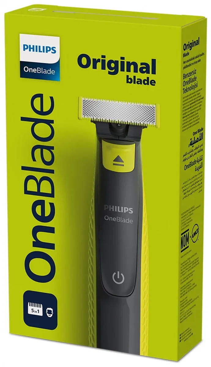 Philips OneBlade QP2724/20 Trimmer Scheerapparaat Styler - Grijs/Limoen