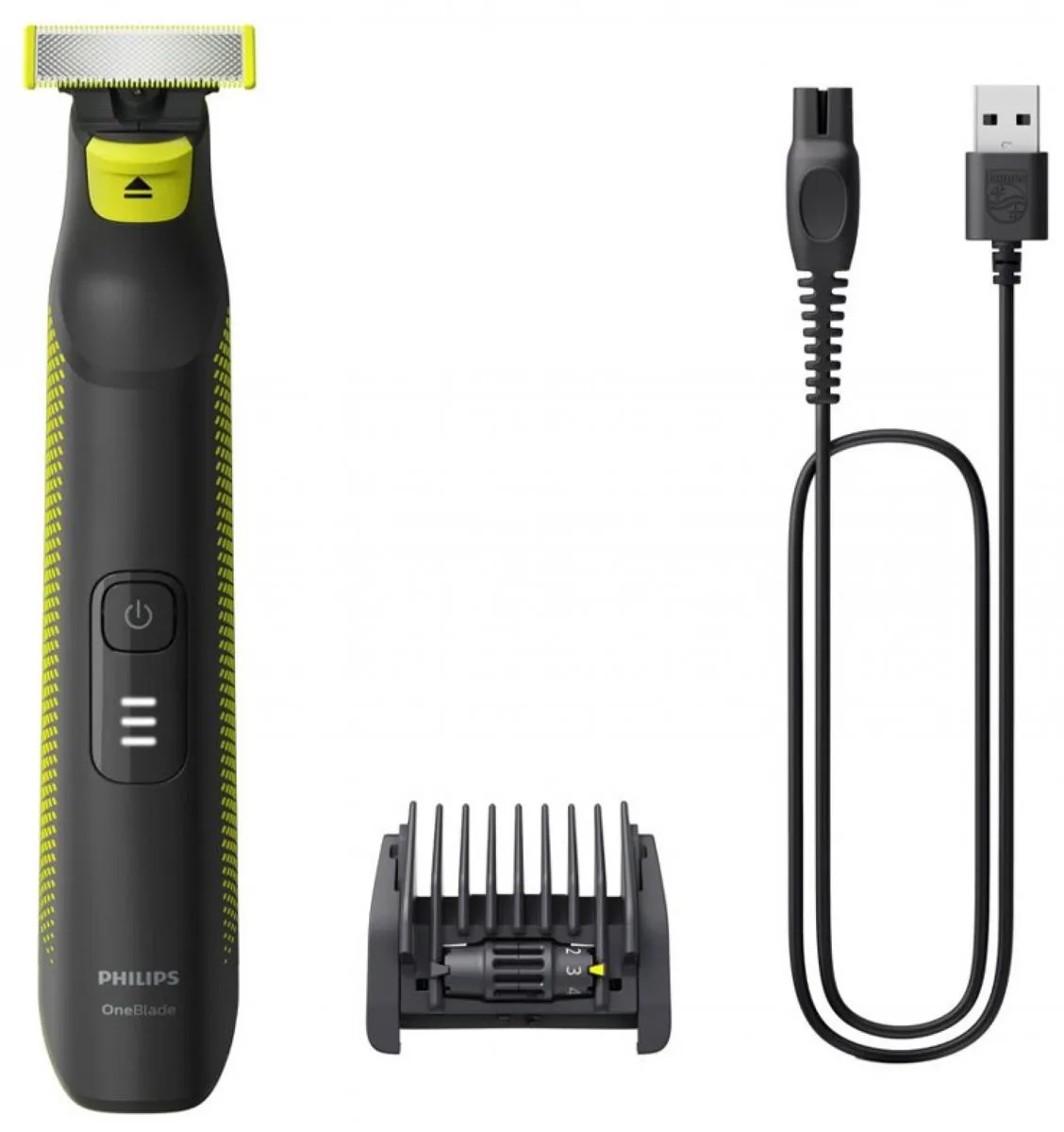 Philips OneBlade QP2724/20 Trimmer Scheerapparaat Styler - Grijs/Limoen
