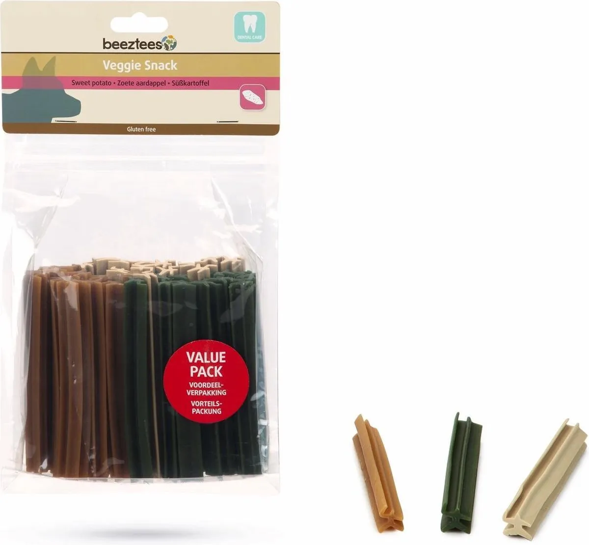 Beeztees Hondensnack Veggie Staaf Mix 12cm