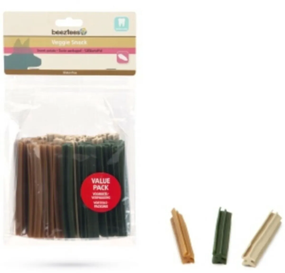 Beeztees Hondensnack Veggie Staaf Mix 12cm