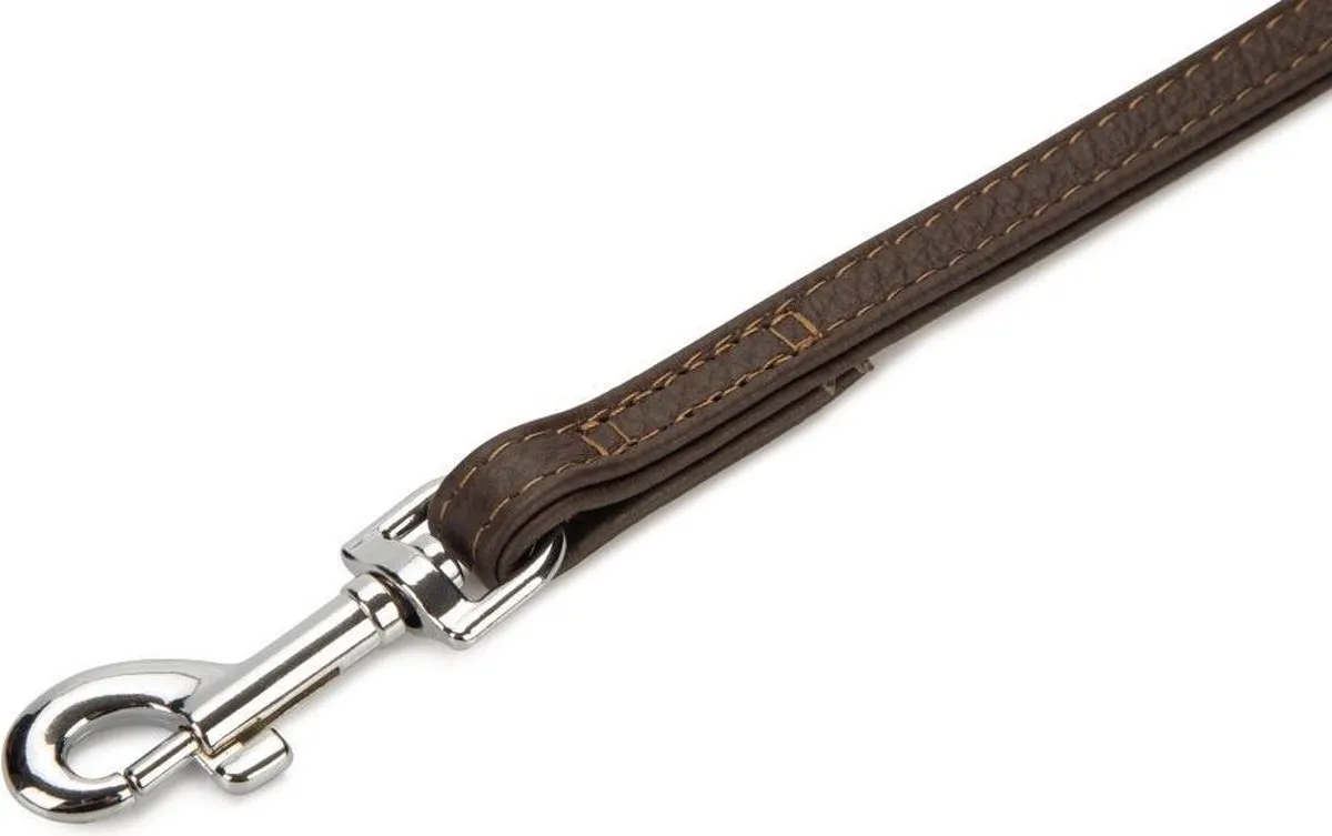 Beeztees Vintage Hondenriem - Bruin Leder - 110cm x 14mm
