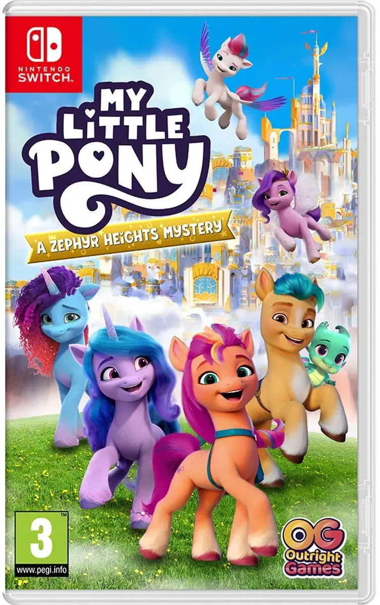Nintendo Games Switch My Little Pony A Zephyr Heights Mystery Transparant PAL