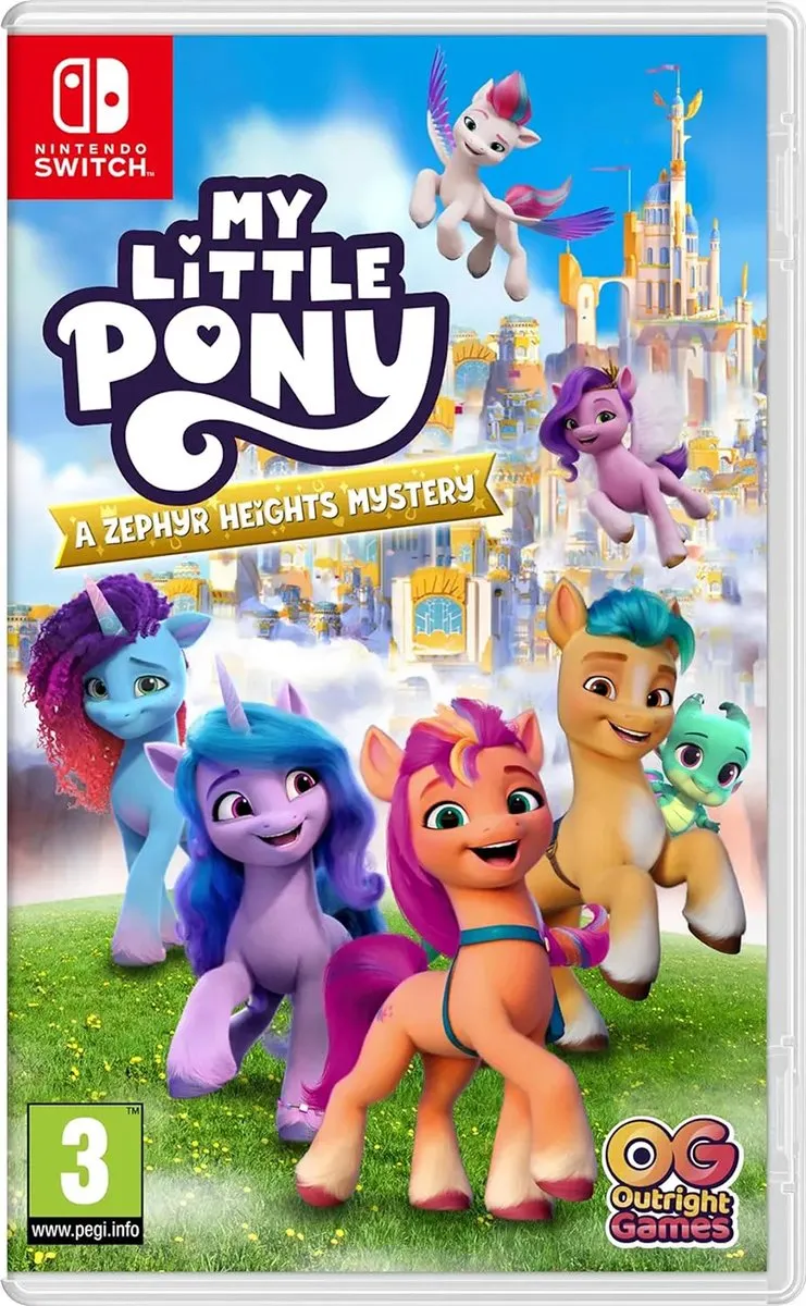 Nintendo Games Switch My Little Pony A Zephyr Heights Mystery Transparant PAL