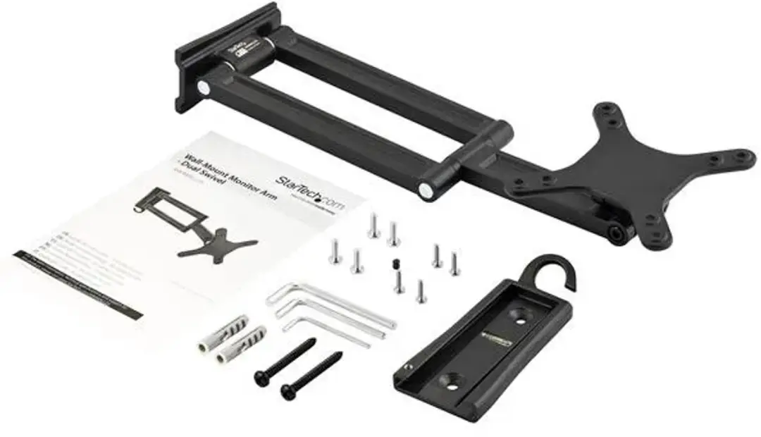 Startech ARMWALLDS TV Muurbeugel - 13"-27" - Zwart - afbeelding 6 van 6