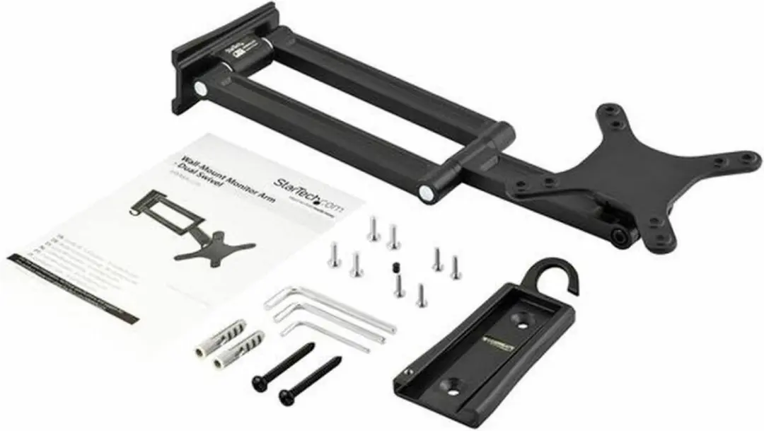 Startech ARMWALLDS TV Muurbeugel - 13"-27" - Zwart - afbeelding 2 van 6