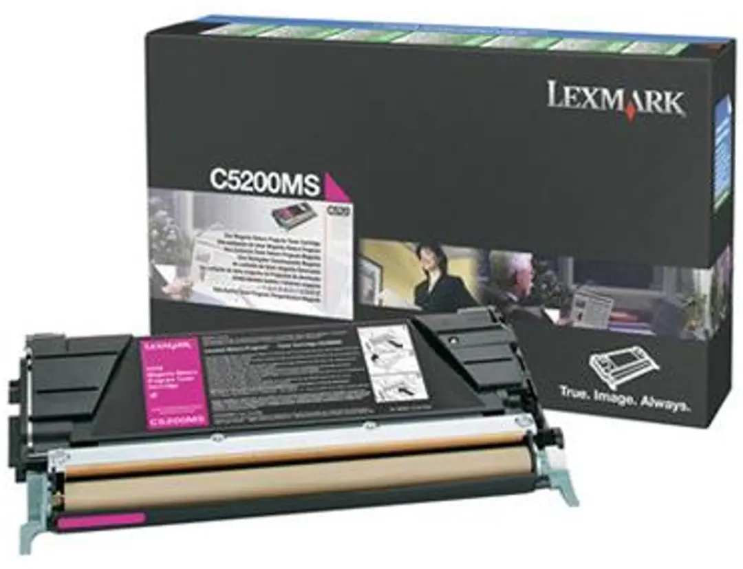 Lexmark C5200MS Toner Magenta - afbeelding 2 van 2