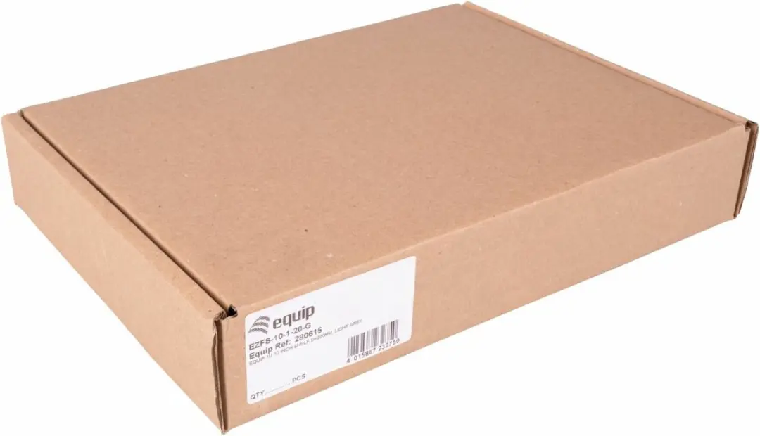Equip EZFS-10-1-20-G Rekschap 1U 20cm - Light grey - afbeelding 3 van 4