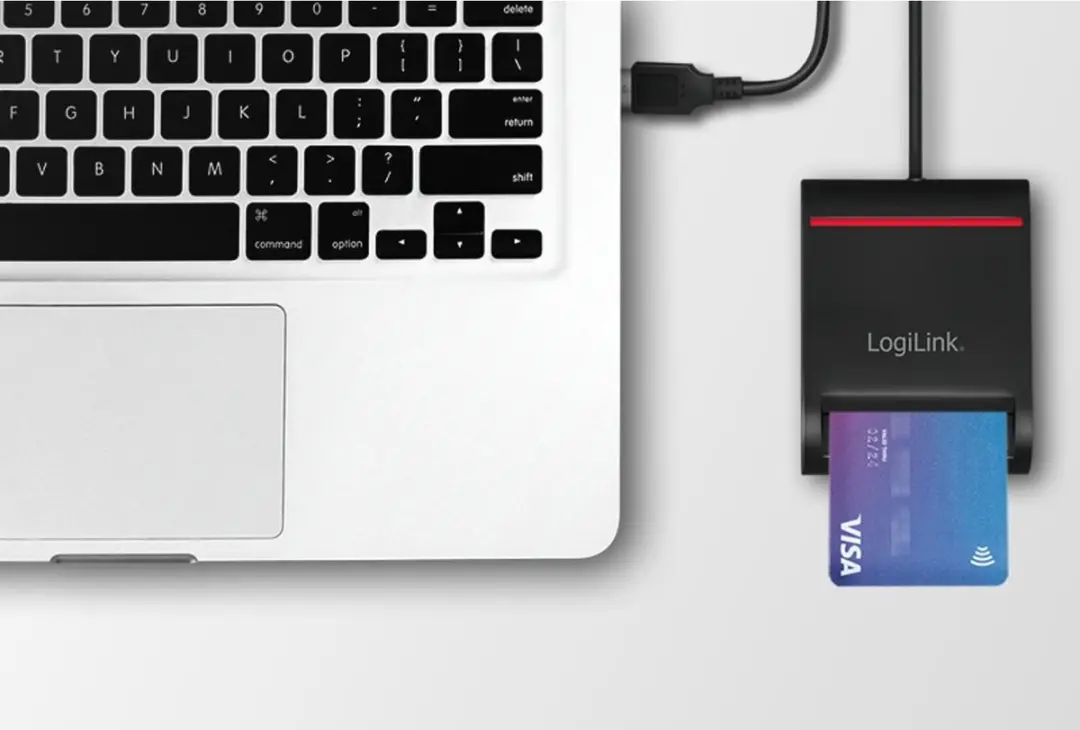 LogiLink CR0047 SmartCard Reader - Zwart - afbeelding 6 van 6