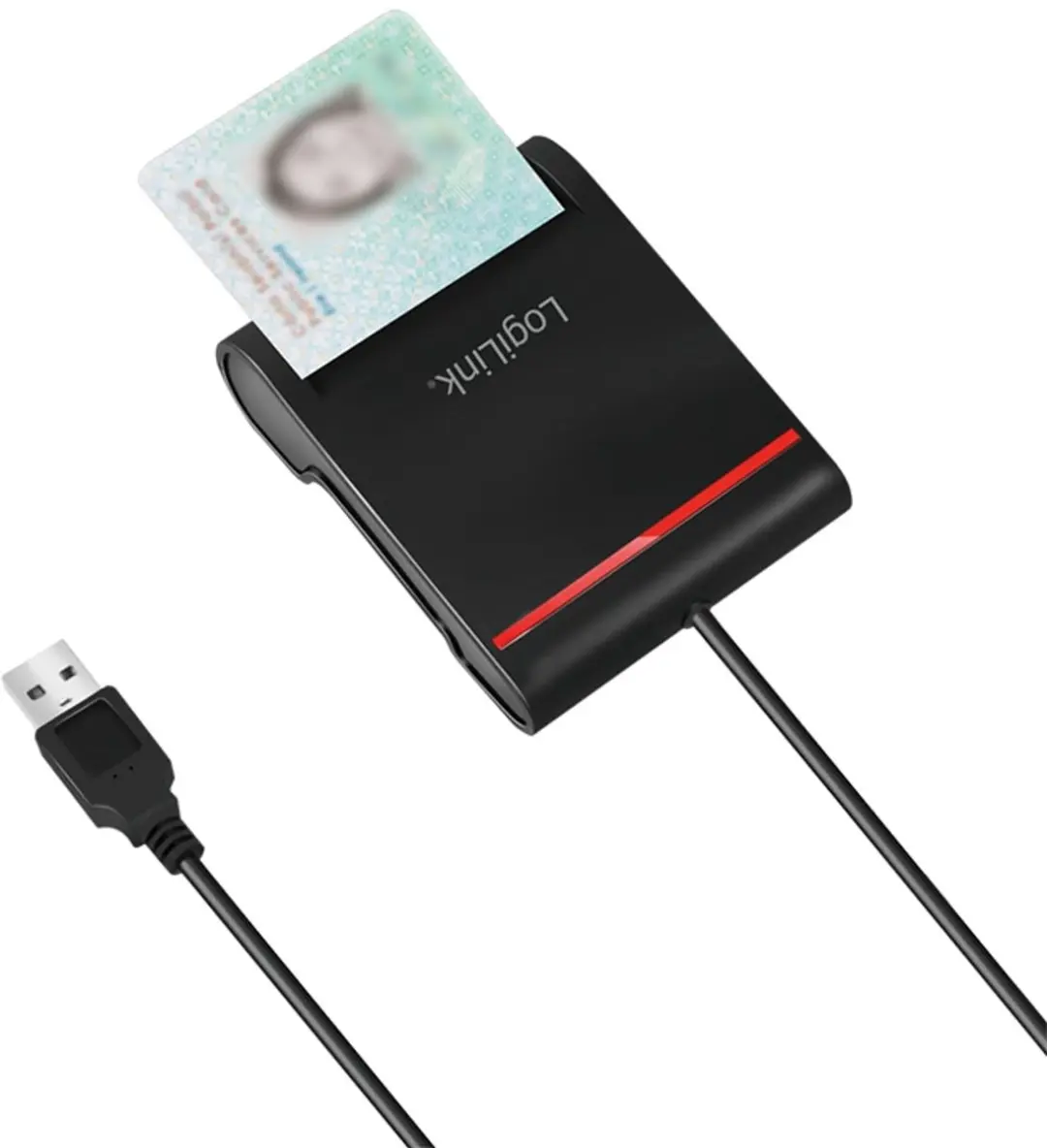 LogiLink CR0047 SmartCard Reader - Zwart - afbeelding 5 van 6