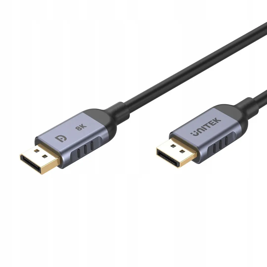 Unitek Serie DisplayPort Kabel 8K 4K 1,5m - Zwart - afbeelding 3 van 6