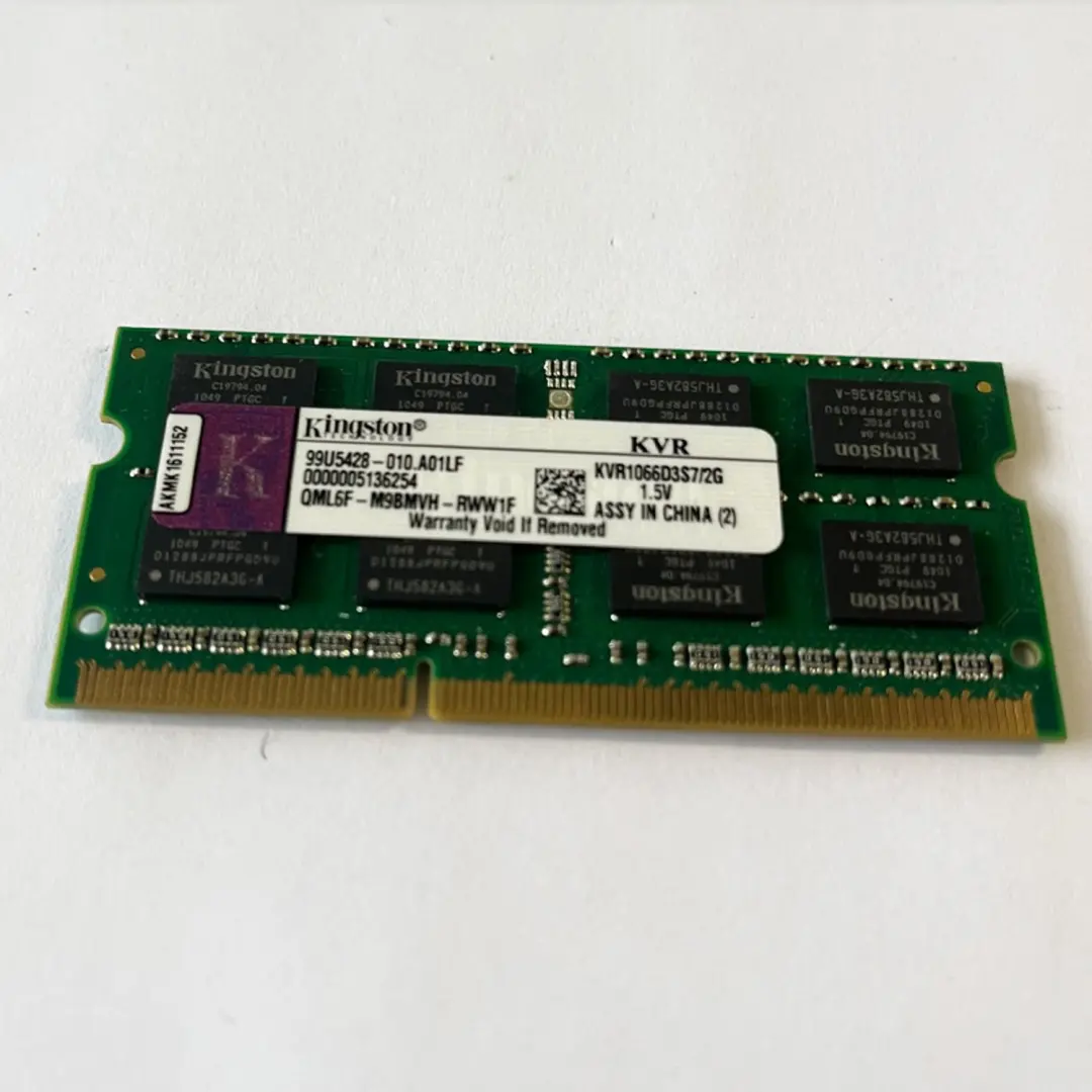 Integral KVR1066D3S8S7/2G-IN geheugenmodule 2 GB 1 x 2 GB DDR3 1066 MHz