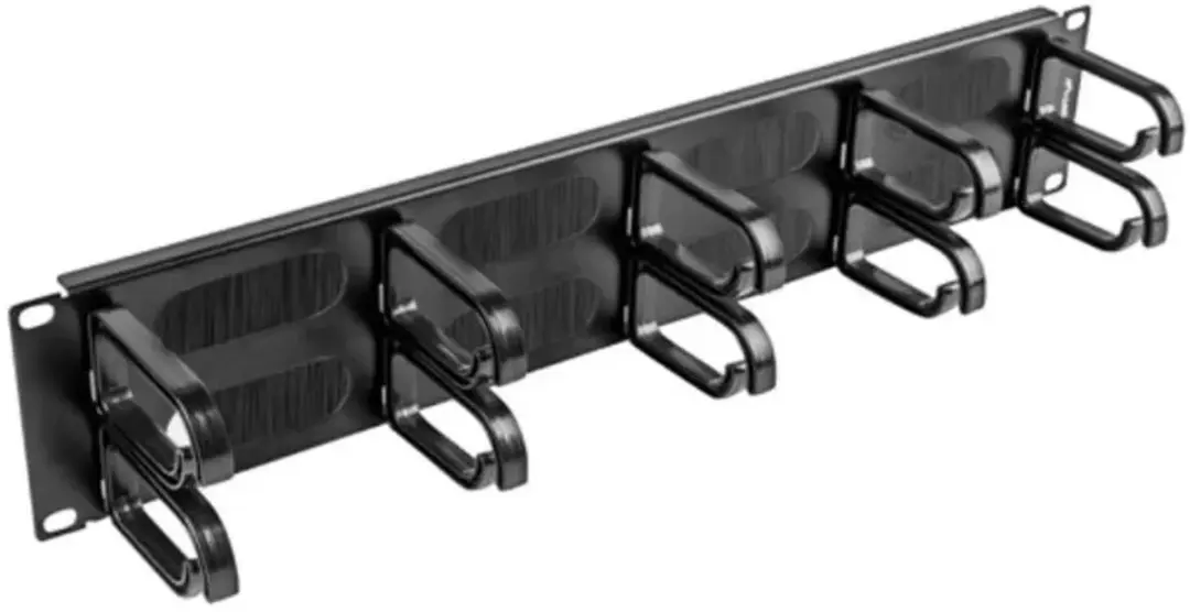 Lanberg AK-1204-B Kabelorganizer Rack - Zwart - afbeelding 4 van 4