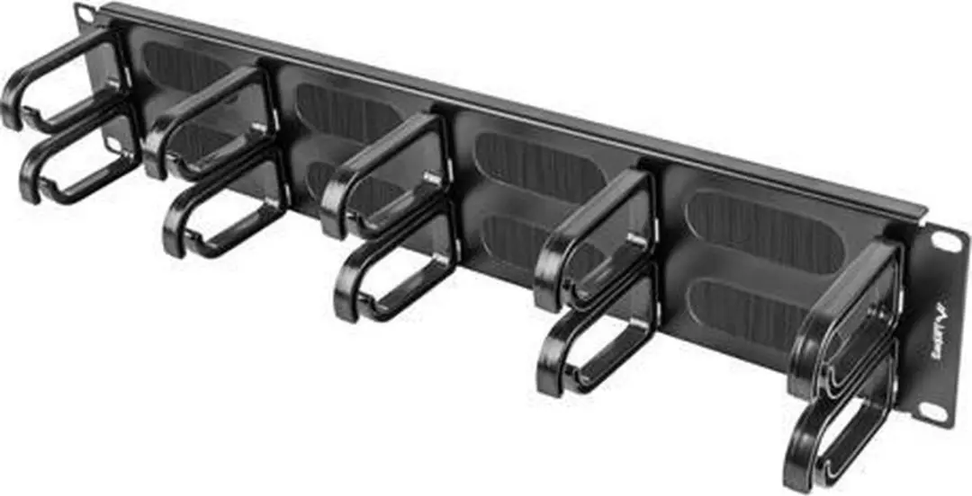 Lanberg AK-1204-B Kabelorganizer Rack - Zwart - afbeelding 3 van 4