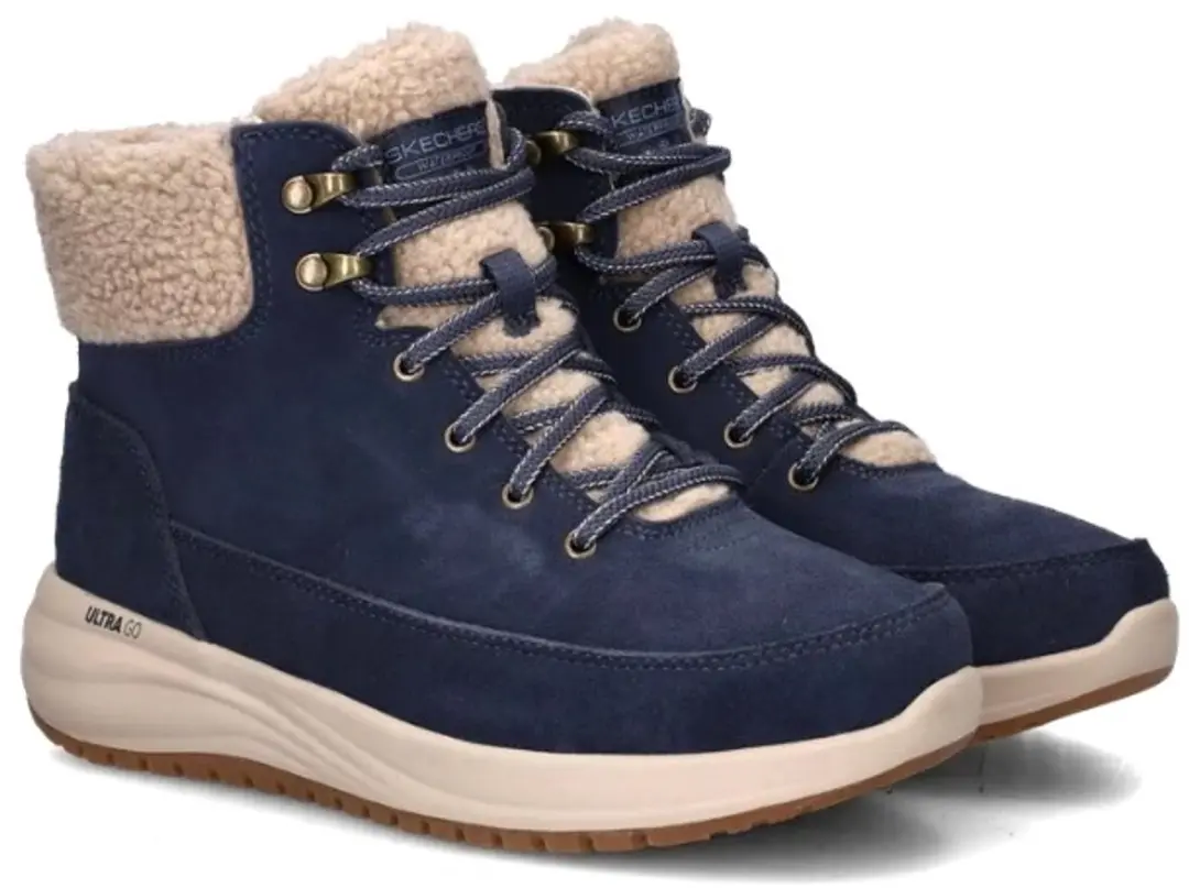 Skechers Veterboot Go Walk On The Go Stellar Winterize 144733 NVY Navy Waterproo
