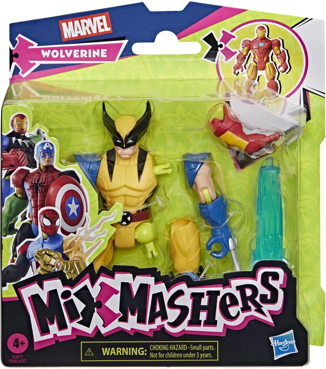 Marvel MixMashers Wolverine Actiefiguur