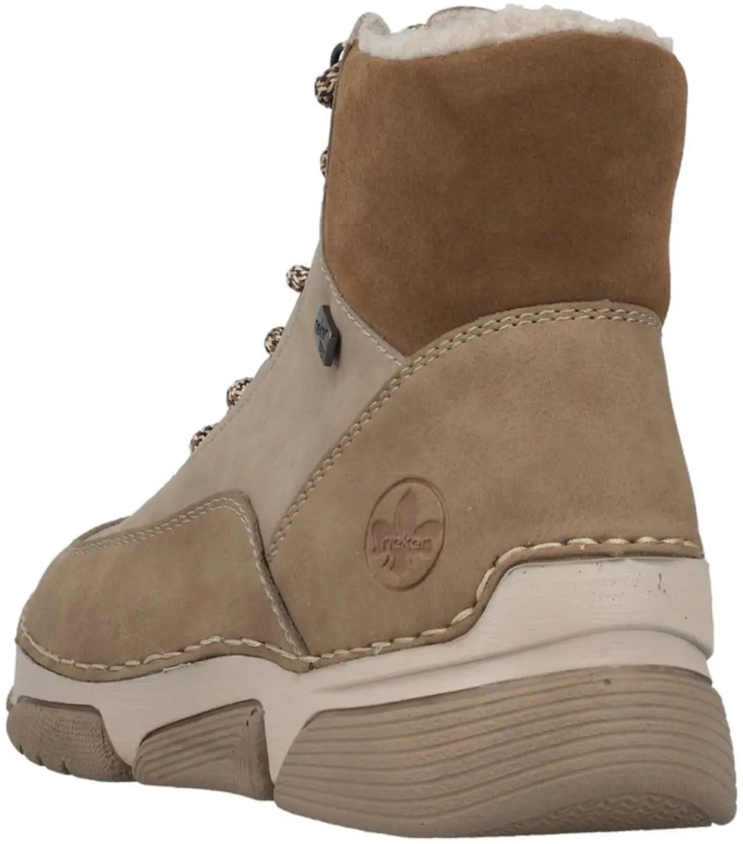 Rieker 45956-64 Dames Tex-enkellaarsjes Beige - afbeelding 6 van 6