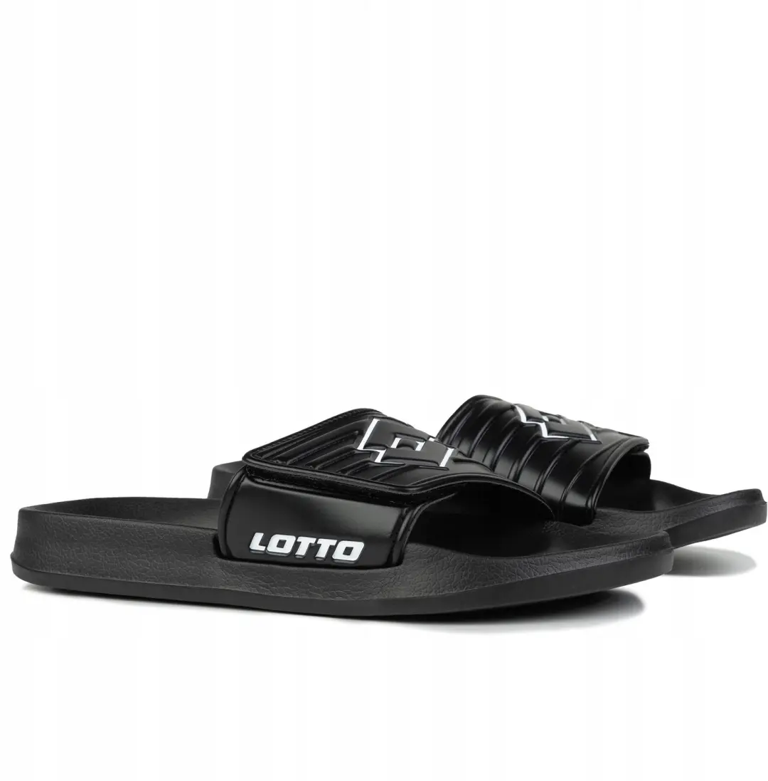 Lotto FLYDE BC Heren Slippers Zwart/Wit