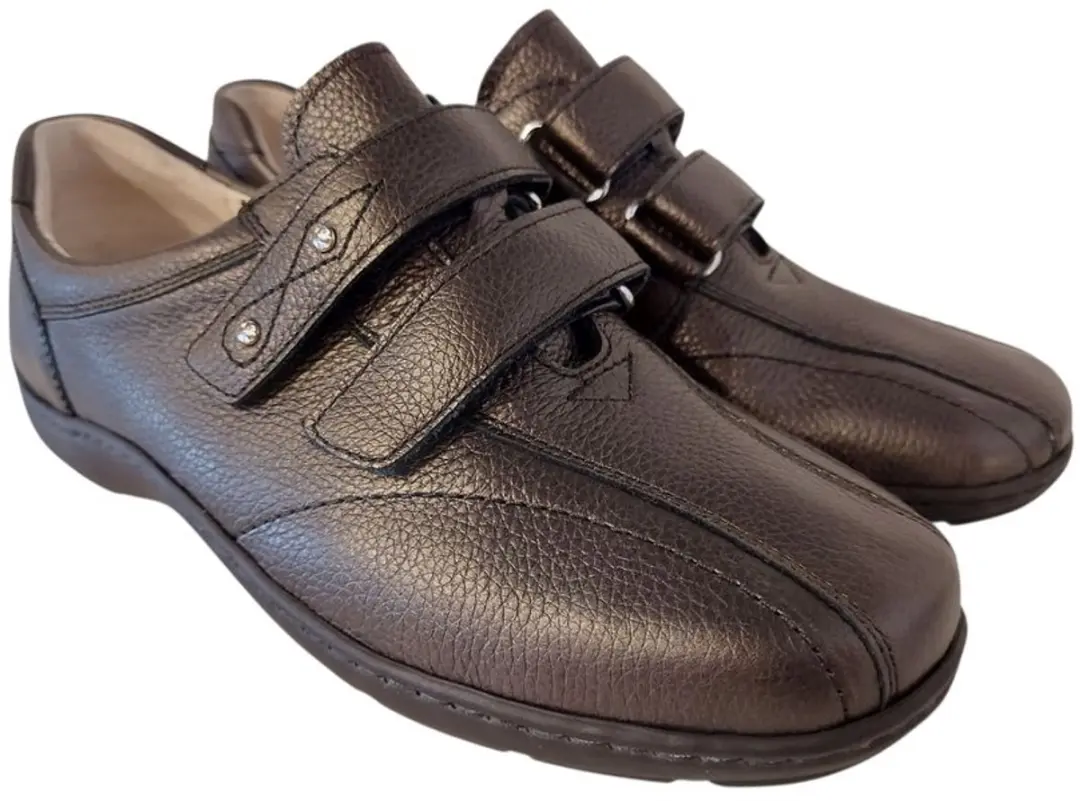 Wäldlaufer 496301 Lage Schoenen - Klittenband - Bruin - afbeelding 4 van 6
