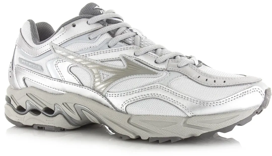 Mizuno Wave Mustang 4 LS - Zilver - afbeelding 2 van 6