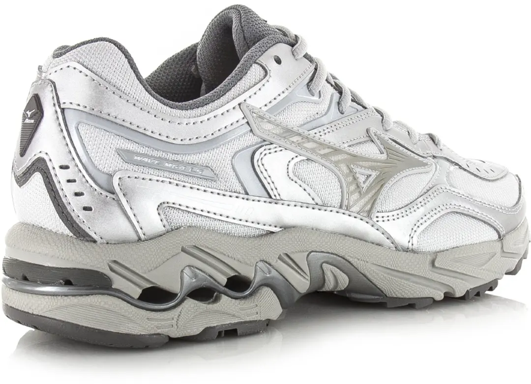 Mizuno Wave Mustang 4 LS - Zilver - afbeelding 4 van 6