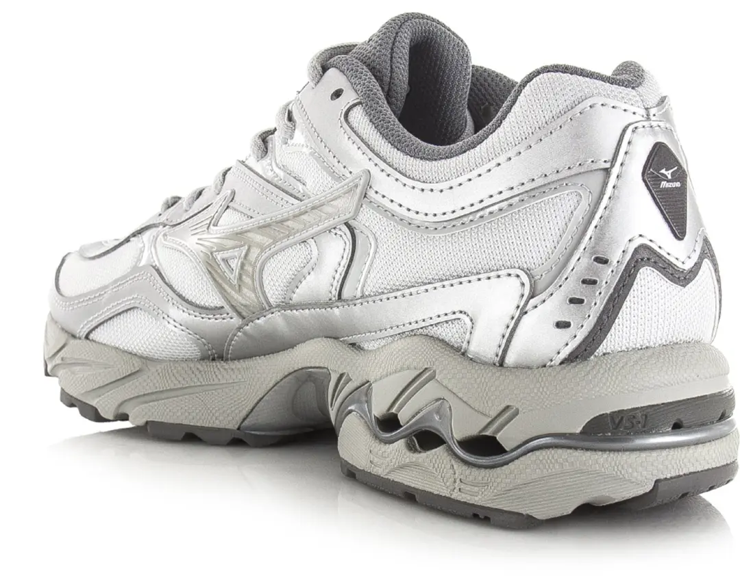 Mizuno Wave Mustang 4 LS - Zilver - afbeelding 3 van 6