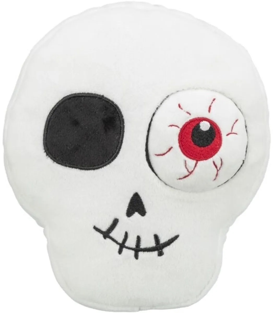 Trixie Halloween Pluche Schedel 19cm