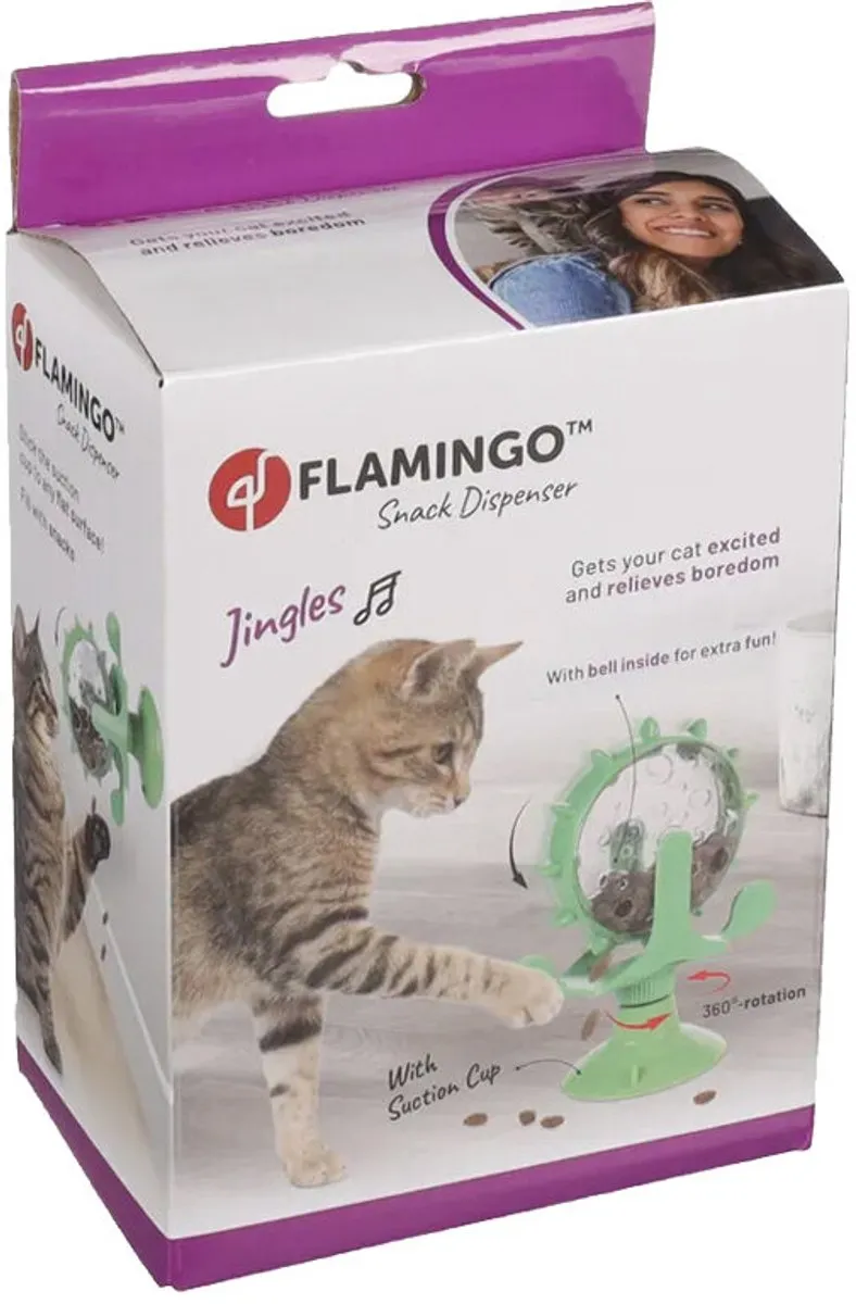 Flamingo Turna Snackdispenser - Groen
