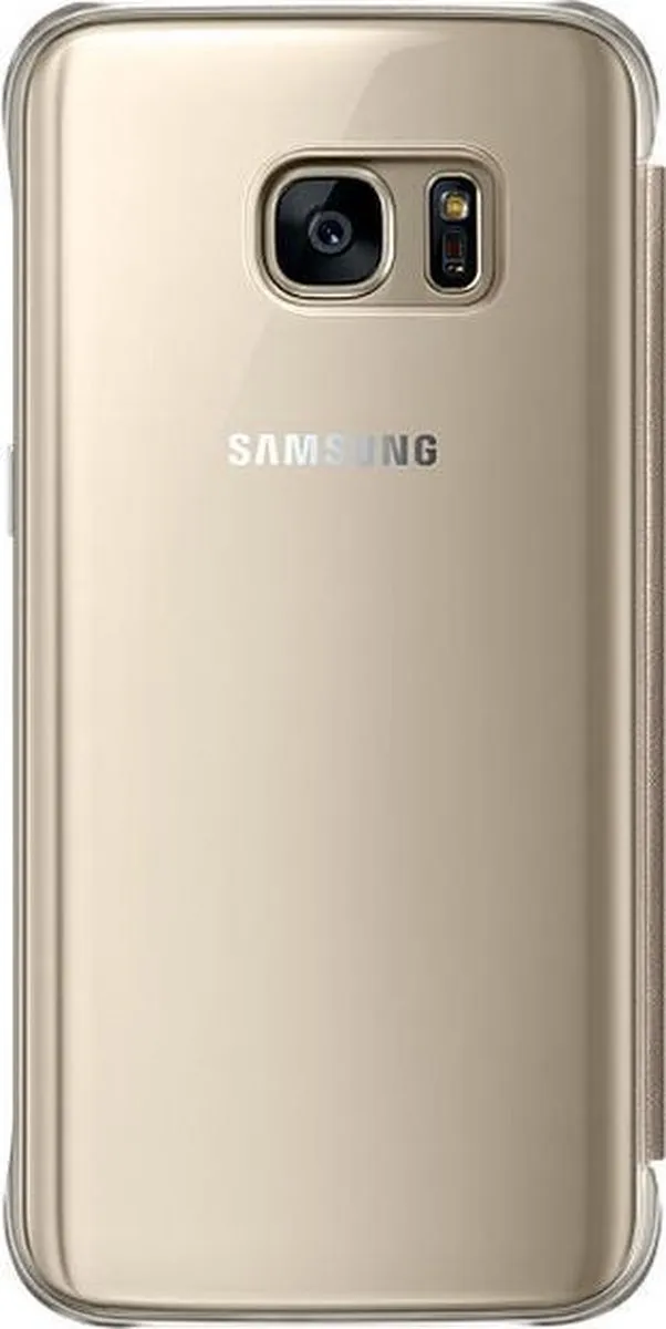 Samsung Clear View Cover G930 - Goud - EF-ZG930CFEGWW