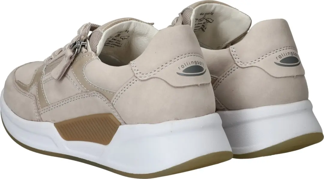 Gabor Rollingsoft Veterschoenen Laag - Beige - 41.5 - afbeelding 6 van 6
