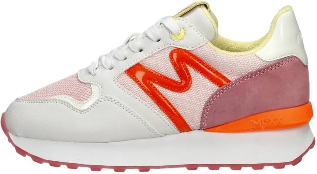 Mexx Sneaker Juju White/pink - Maat 37 - afbeelding 2 van 6