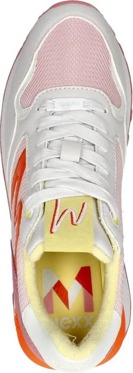 Mexx Sneaker Juju White/pink - Maat 37 - afbeelding 5 van 6