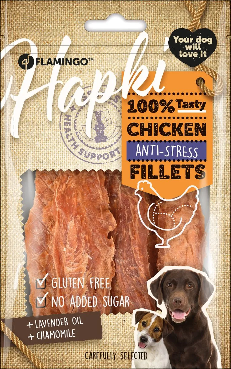 Flamingo Chick'n Anti Stress Hondensnack 85g
