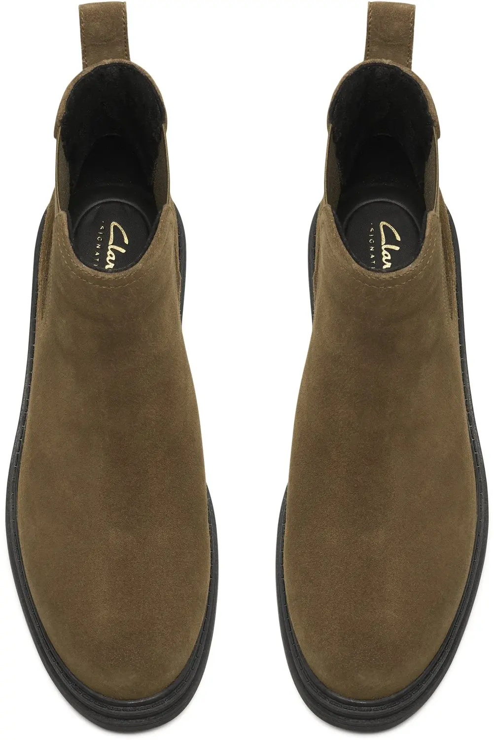 Clarks Orinocco Lane Chelsea Boots - Groen - Maat 42 - afbeelding 2 van 6