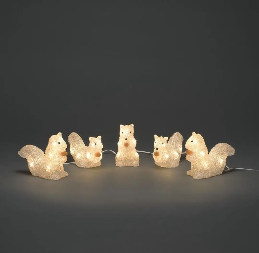 Konstsmide Christmas LED Lichtfiguren Eekhoorn - 5 Stuks - afbeelding 6 van 6