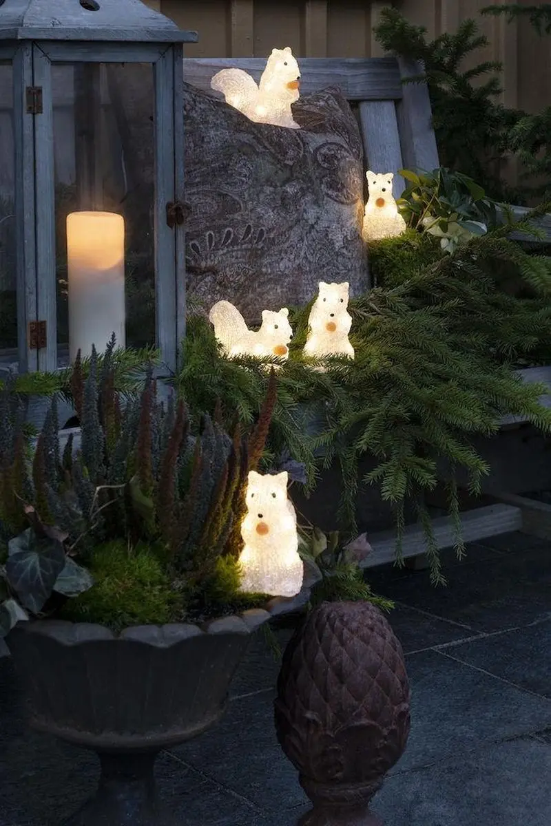 Konstsmide Christmas LED Lichtfiguren Eekhoorn - 5 Stuks - afbeelding 5 van 6