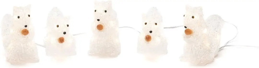 Konstsmide Christmas LED Lichtfiguren Eekhoorn - 5 Stuks - afbeelding 2 van 6