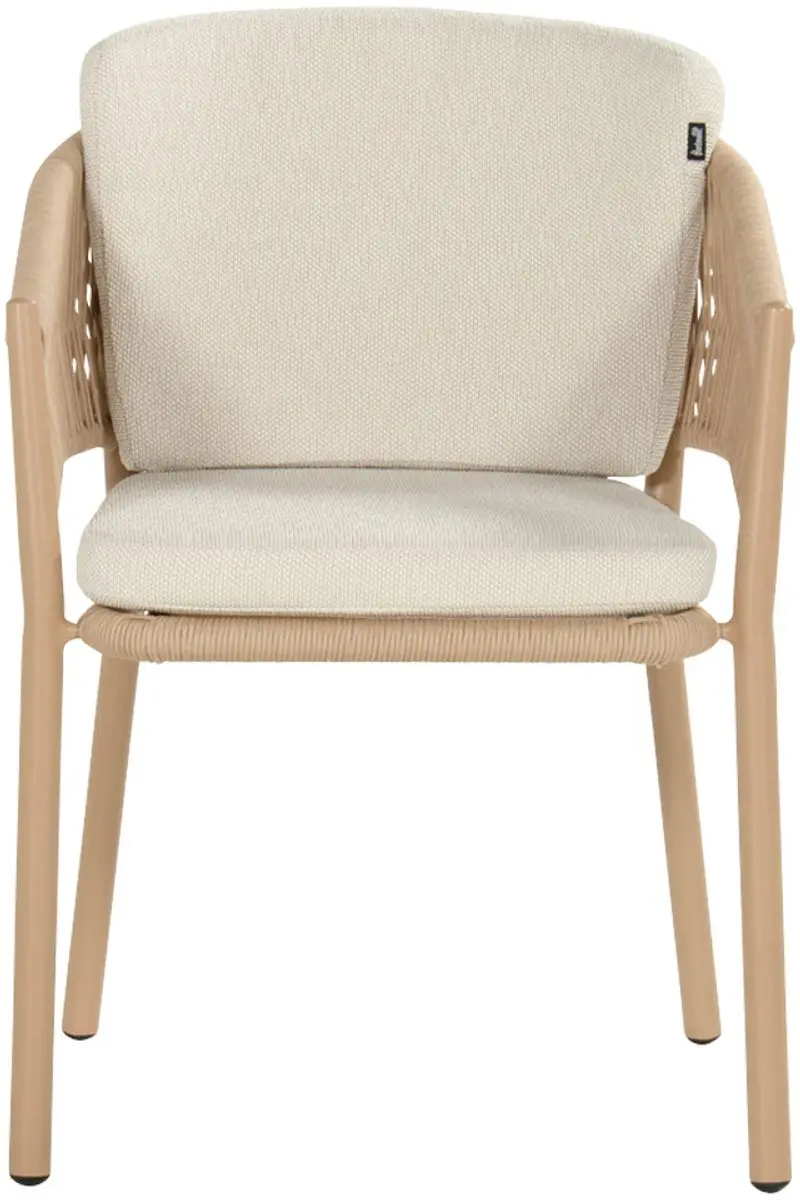Hartman Altea Dining Tuinstoel - Cappuccino - afbeelding 4 van 5