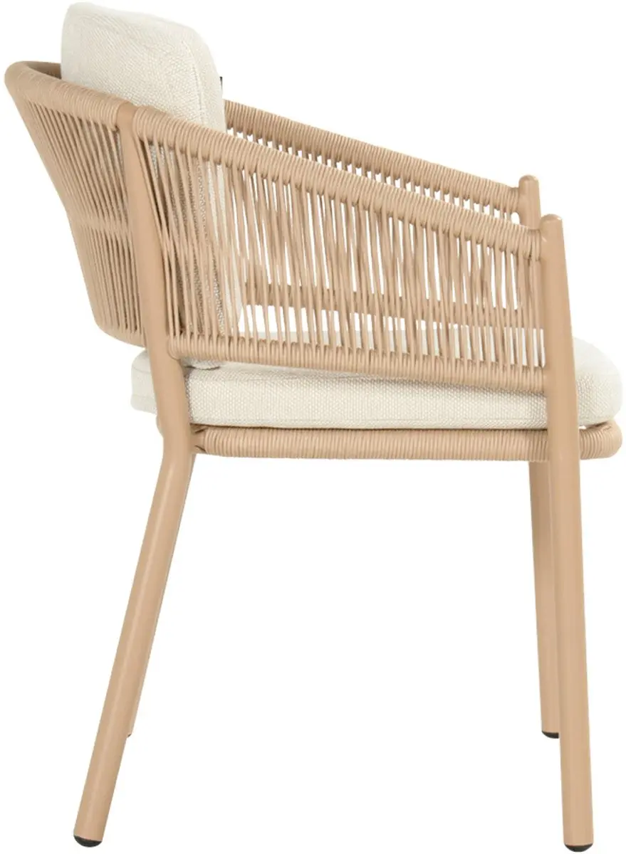 Hartman Altea Dining Tuinstoel - Cappuccino - afbeelding 3 van 5