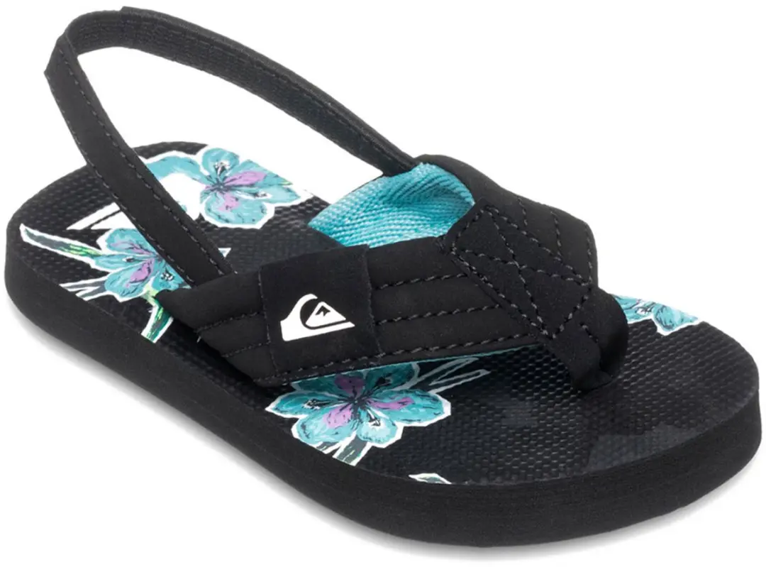 Quiksilver Molokai Layback Slippers Zwart EU 20 Meisje