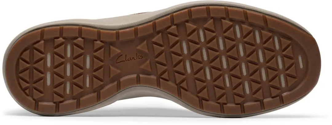 Clarks Mullan Moc Heren Veterschoenen - Bruin - Maat 45 - afbeelding 4 van 6