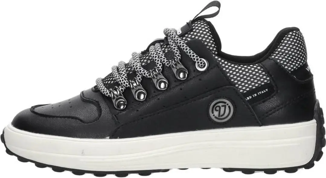 Vingino Owen Sneakers zwart Leer - Maat 38 - afbeelding 2 van 6