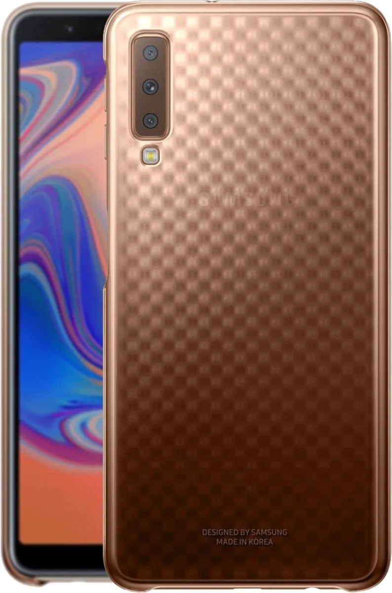 Samsung Gradation Cover Galaxy A7 (2018) - Goud