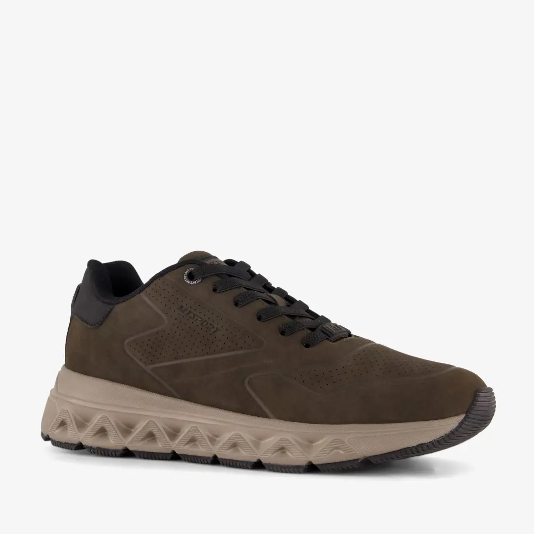 Marco Tozzi heren sneakers donkergroen