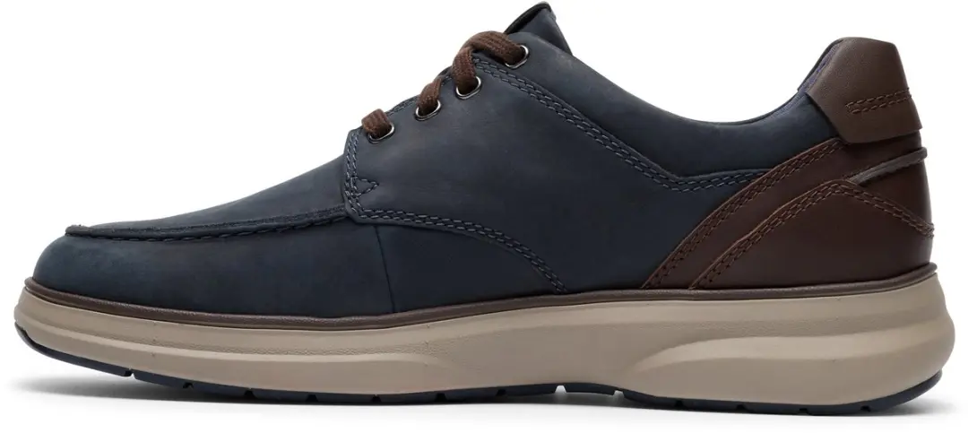 Clarks Mullan Moc Lage Sneakers - Blauw - afbeelding 4 van 6
