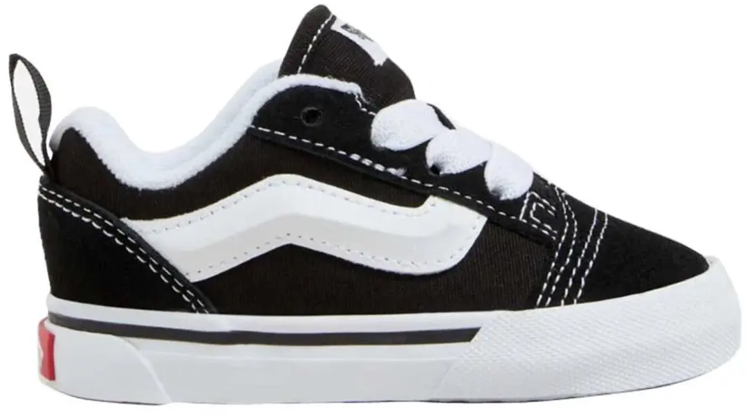 Vans Knu Skool Elastic Lace Peuterschoenen Zwart EU 17 Kinderen