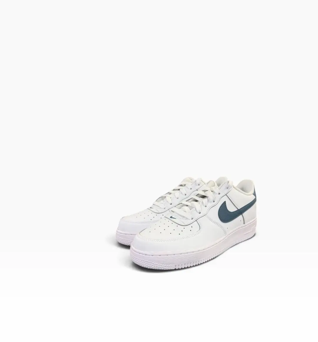 Nike Air Force 1 Kindersneakers Wit/Blauw 36 - afbeelding 2 van 5