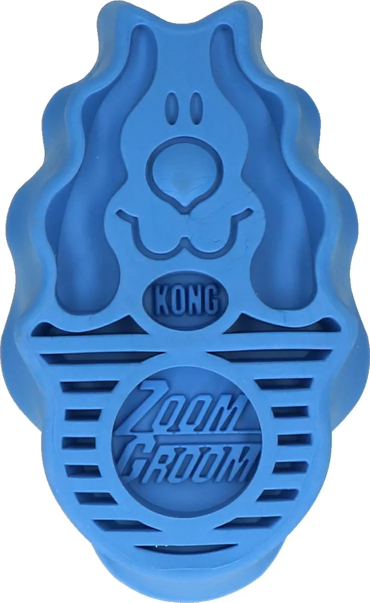 KONG Zoomgroom Rubberen Borstel - Roze
