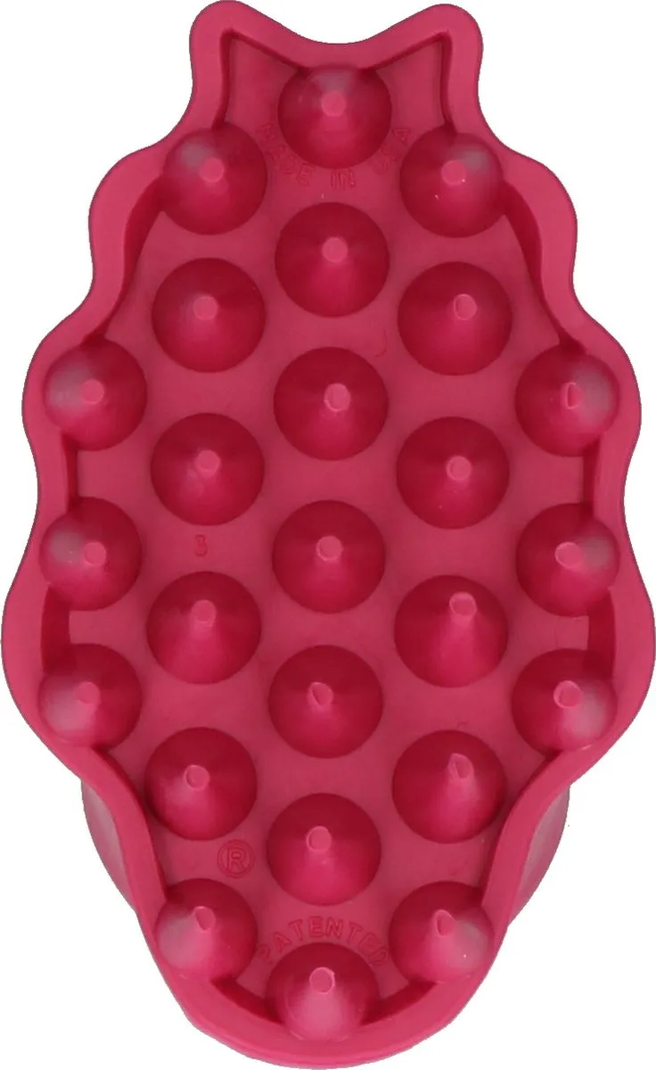KONG Zoomgroom Rubberen Borstel - Roze
